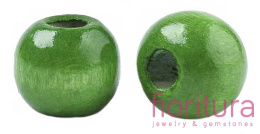 KORALIKI DREWNIANE KULA 8MM KOLOR ZIELONY