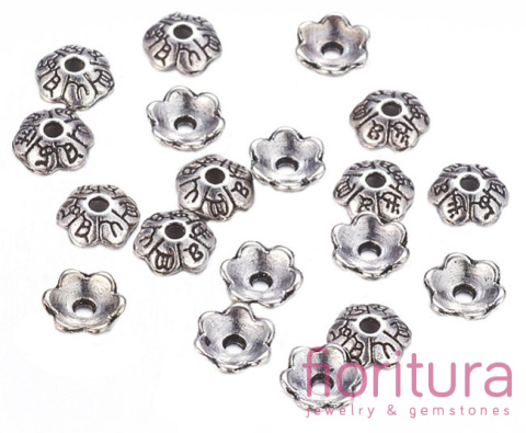 NAKŁADKA OZDOBNA 6MM KOLOR STARE SREBRO