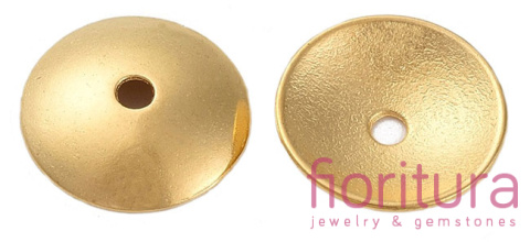 NAKŁADKA TALERZYK 13MM KOLOR ZŁOTY