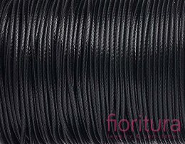 SZNUREK JUBILERSKI NYLONOWY 1MM KOLOR BLACK