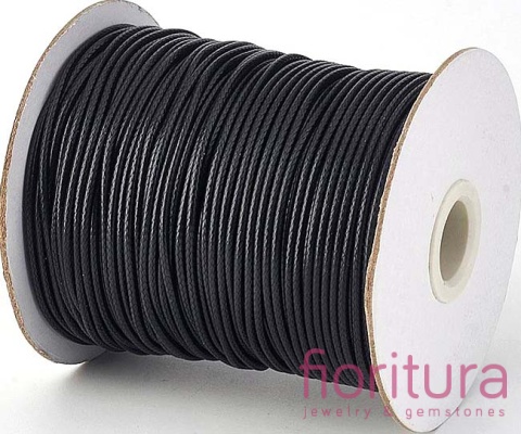 SZNUREK JUBILERSKI NYLONOWY 1MM KOLOR BLACK