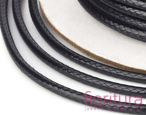 SZNUREK JUBILERSKI NYLONOWY 1MM KOLOR BLACK