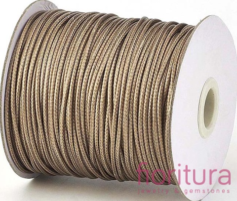 SZNUREK JUBILERSKI NYLONOWY 1MM KOLOR TAN
