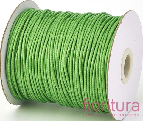 SZNUREK JUBILERSKI NYLONOWY 1MM KOLOR LIME GREEN