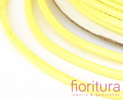 SZNUREK JUBILERSKI NYLONOWY 1MM KOLOR YELLOW