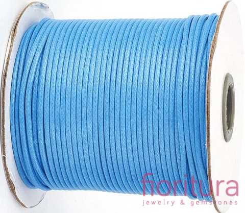 SZNUREK JUBILERSKI NYLONOWY 1MM KOLOR DEEP SKY BLUE