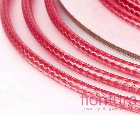 SZNUREK JUBILERSKI NYLONOWY 1MM KOLOR INDIAN RED