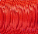 SZNUREK JUBILERSKI NYLONOWY 1MM KOLOR ORANGE RED