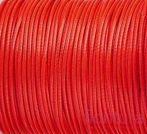 SZNUREK JUBILERSKI NYLONOWY 1MM KOLOR ORANGE RED