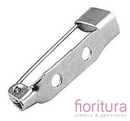 BAZA BROSZKI ZAPIĘCIE 25x6x6MM KOLOR STARE SREBRO