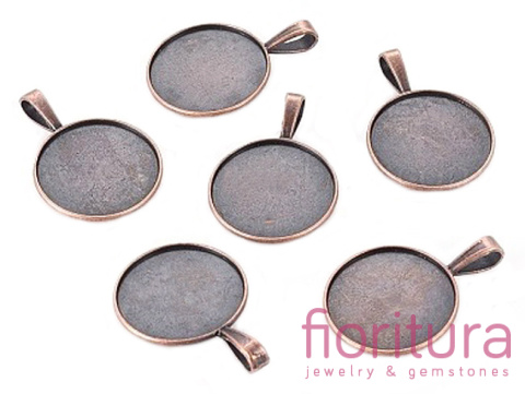 BAZA ZAWIESZKI KOŁO 25MM KOLOR MIEDZIANY