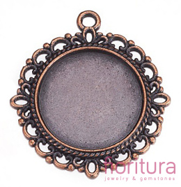 BAZA ZAWIESZKI KOŁO 20MM KOLOR MIEDZIANY