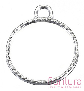 BAZA ZAWIESZKI KOŁO 30MM KOLOR SREBRNY