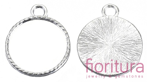 BAZA ZAWIESZKI KOŁO 30MM KOLOR SREBRNY