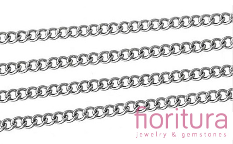 ŁAŃCUSZEK PANCERKA 3x2MM STAL NIERDZEWNA