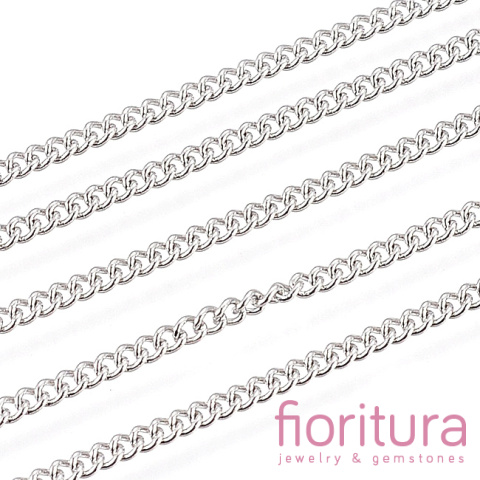 ŁAŃCUSZEK PANCERKA 2x1,5MM STAL NIERDZEWNA