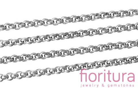 ŁAŃCUSZEK ROLO 3x3MM STAL NIERDZEWNA