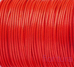 SZNUREK JUBILERSKI NYLONOWY 0,5MM KOLOR ORANGE RED