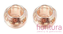 KULECZKI ZACISKOWE 2MM KOLOR ROSE GOLD