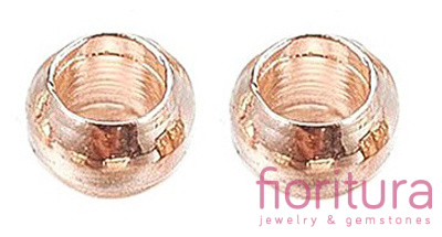 KULECZKI ZACISKOWE 2MM KOLOR ROSE GOLD