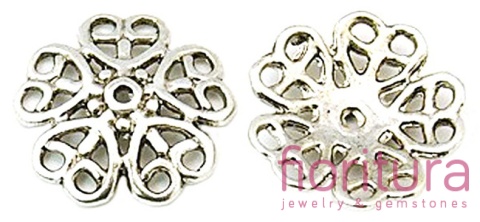 NAKŁADKA 18X4MM KOLOR STARE SREBRO