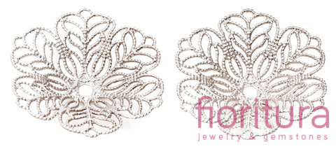 NAKŁADKA FILIGRANOWA AŻUROWA 28X5MM KOLOR STARE SREBRO