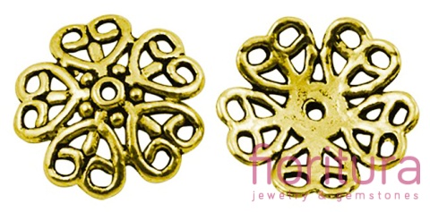 NAKŁADKA 18X4MM KOLOR ANTYCZNE ZŁOTO