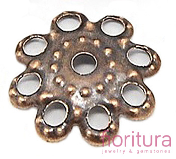 NAKŁADKA FILIGRANOWA 10x1,5MM KOLOR MIEDZIANY