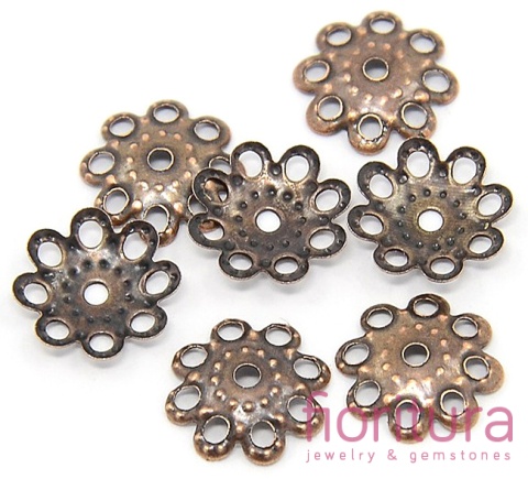 NAKŁADKA FILIGRANOWA 10x1,5MM KOLOR MIEDZIANY