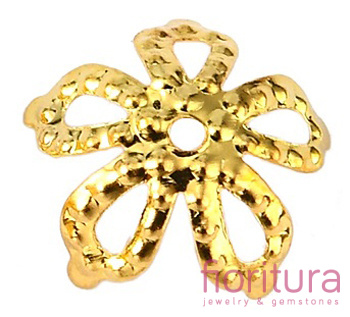 NAKŁADKA FILIGRANOWA 8x3MM KOLOR ZŁOTY