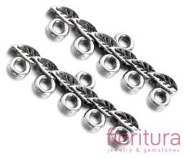 ROZDZIELACZ NA PIĘĆ 10x26x2MM KOLOR STARE SREBRO