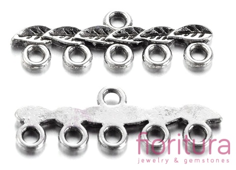 ROZDZIELACZ NA PIĘĆ 10x26x2MM KOLOR STARE SREBRO