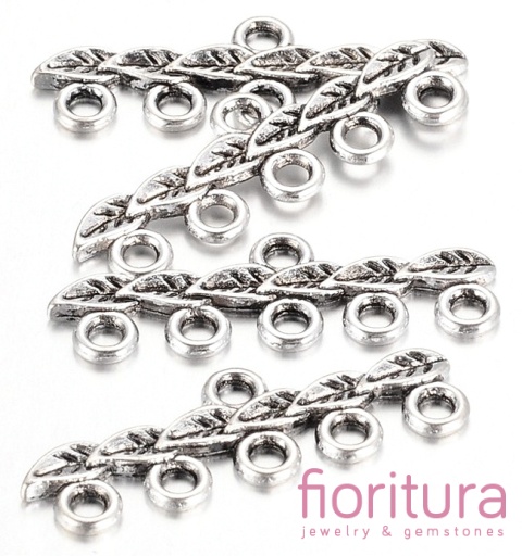 ROZDZIELACZ NA PIĘĆ 10x26x2MM KOLOR STARE SREBRO