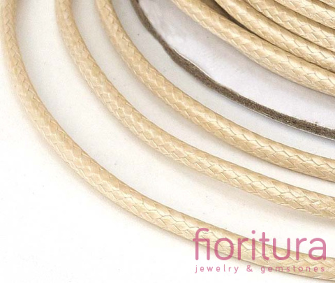 SZNUREK JUBILERSKI NYLONOWY 0,8MM KOLOR BURLY WOOD