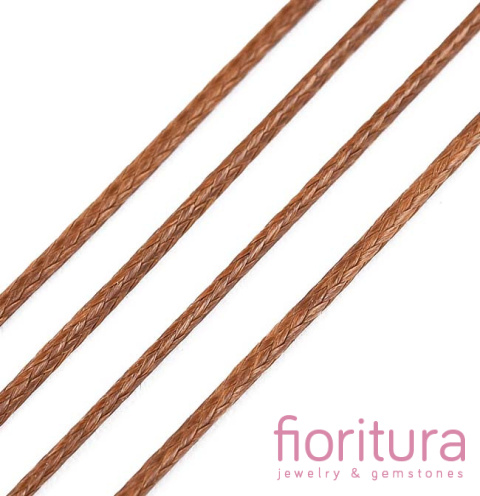 SZNUREK JUBILERSKI NYLONOWY 0,8MM KOLOR SIENNA