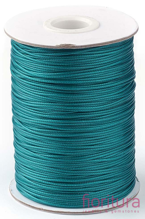 SZNUREK JUBILERSKI NYLONOWY 1MM KOLOR DARK CYAN