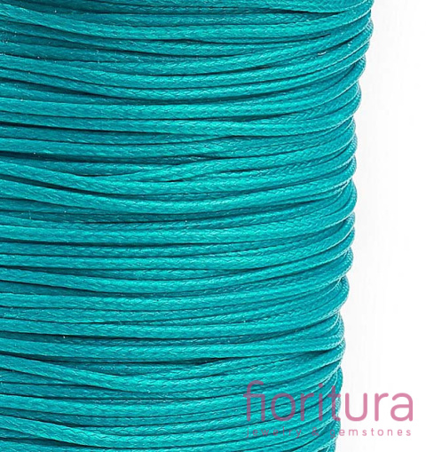SZNUREK JUBILERSKI NYLONOWY 1MM KOLOR DARK TURQUOISE