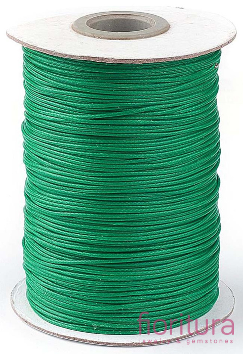 SZNUREK JUBILERSKI NYLONOWY 1MM KOLOR GREEN