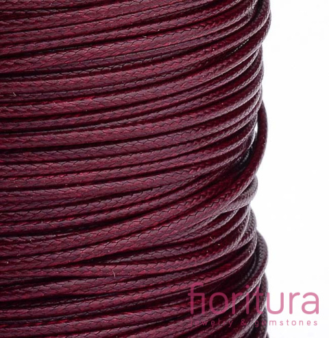 SZNUREK JUBILERSKI NYLONOWY 0,8MM KOLOR DARK MAHOGANY