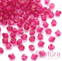 KORALIKI AKRYLOWE BICON FASETOWANE 5MM KOLOR MEDIUM VIOLET RED TRANSPARENT NR 05