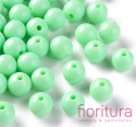 KORALIKI AKRYLOWE KULA 10MM KOLOR AQUAMARINE OPAQUE NR A05