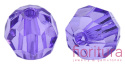 KORALIKI AKRYLOWE KULA FASETOWANA 6MM KOLOR BLUE VIOLET TRANSPARENT NR V50
