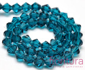 KORALIKI KRYSZTAŁOWE FASETOWANE BICON 6MM KOLOR STEEL BLUE
