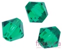 KORALIKI KRYSZTAŁOWE FASETOWANE BICON 6MM KOLOR DARK CYAN