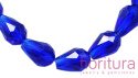 KORALIKI KRYSZTAŁOWE KROPLA FASETOWANA 15x10MM KOLOR BLUE