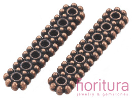 ROZDZIELACZ NA SIEDEM 23x5x2MM KOLOR MIEDZIANY