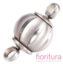 ZAPIĘCIE MAGNETYCZNE KULA 19x10MM STAL NIERDZEWNA SATYNOWANA