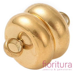 ZAPIĘCIE MAGNETYCZNE RONDELLE 10,5x7MM STAL NIERDZEWNA PLATEROWANA