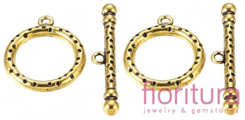 ZAPIĘCIE PRZEKŁADKOWE 26x21MM KOLOR ANTYCZNE ZŁOTO