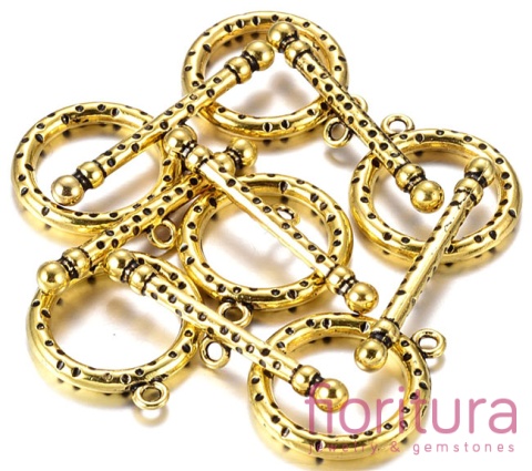 ZAPIĘCIE PRZEKŁADKOWE 26x21MM KOLOR ANTYCZNE ZŁOTO